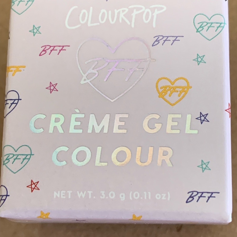 Colourpop creme gel color Exit White